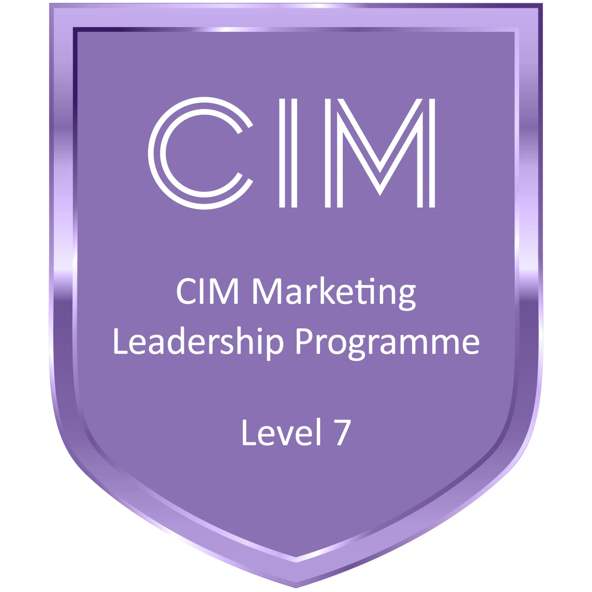 CIM Level 7 Marketing Leadership Programme digital badge